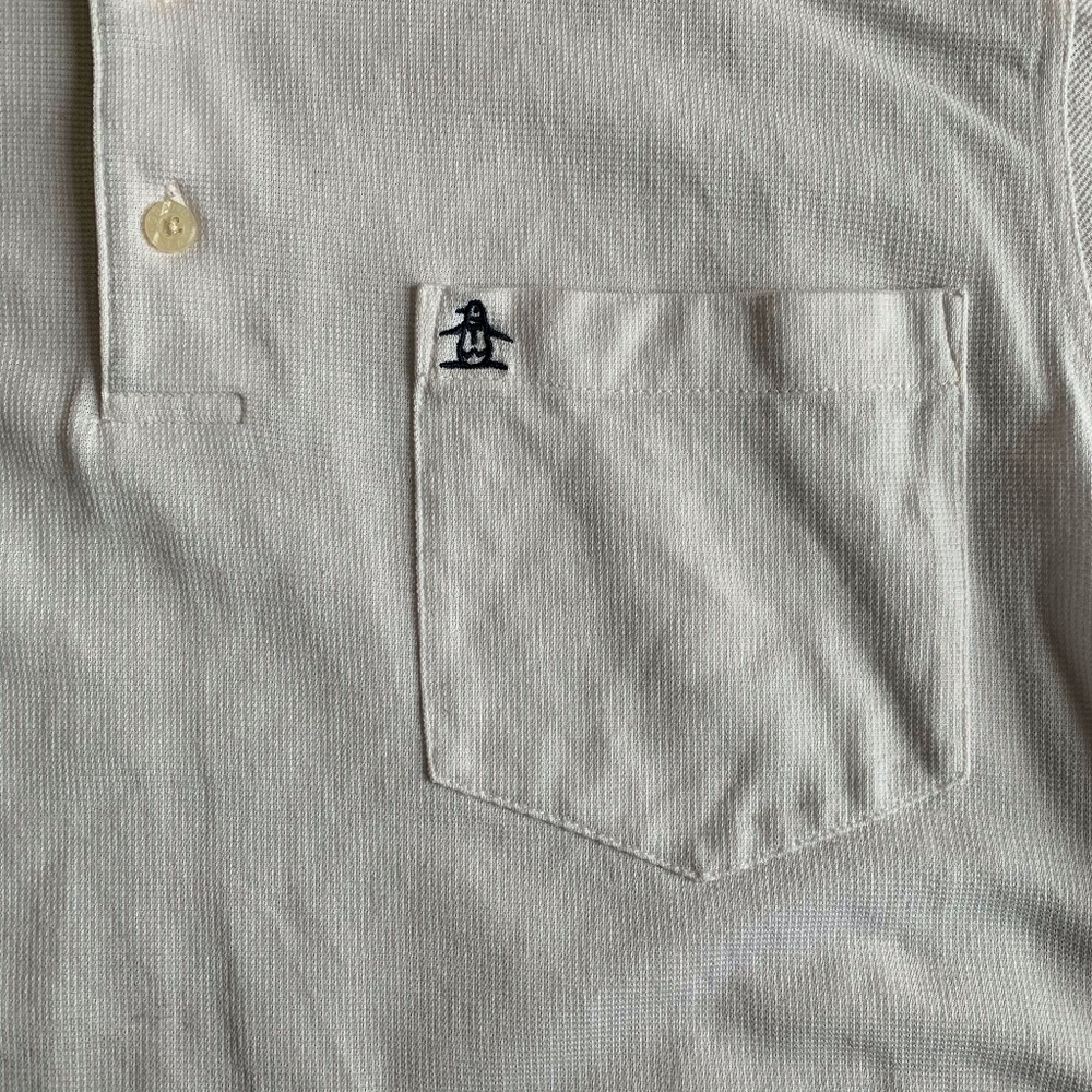 Men's Original Penguin Grand Slam White Polo, M - Picture 4 of 7